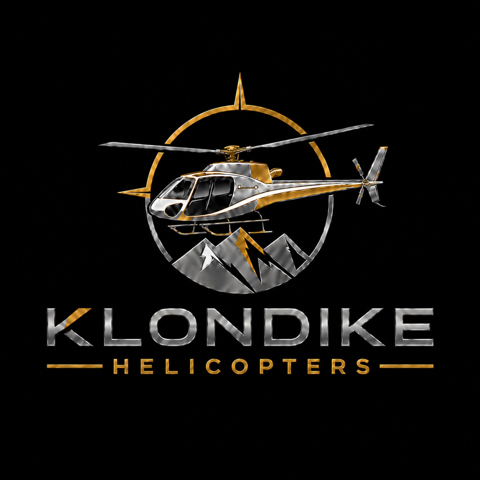 Klondike Helicopters logo